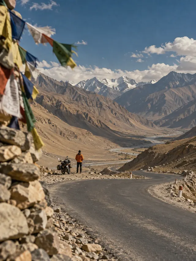 A road in Ladakh